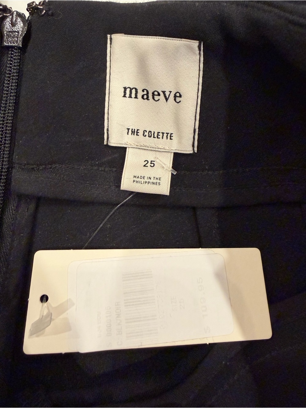Anthropologie Colette with Bow Magic Fabric Crop Wide-Leg Pants by Maeve Size 25 - Picture 5 of 5